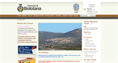 Desktop Screenshot of comune.bolotana.nu.it